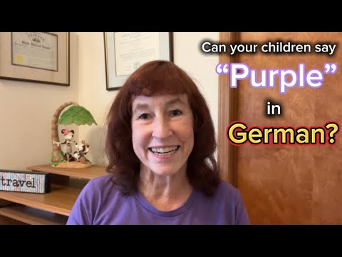 Lila: Purple (German 2 Minute Language Lessons)