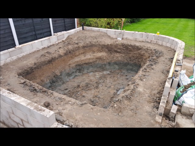 Raised Koi Pond Build Picture Video Diary