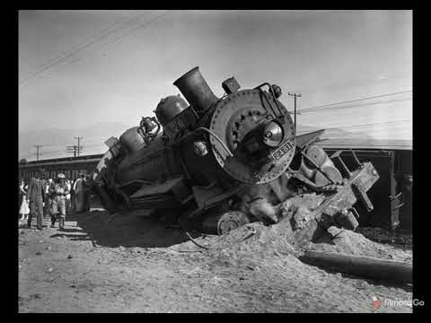 Steam Train crashes