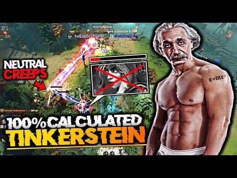 100%Genius Plays The GRAND MASTER TINKER show! Fastest hand Tinker Dota 2 7.28c Tinker Gameplay.