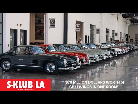 $120,000,000 worth of 300SL Gullwings in ONE ROOM!!