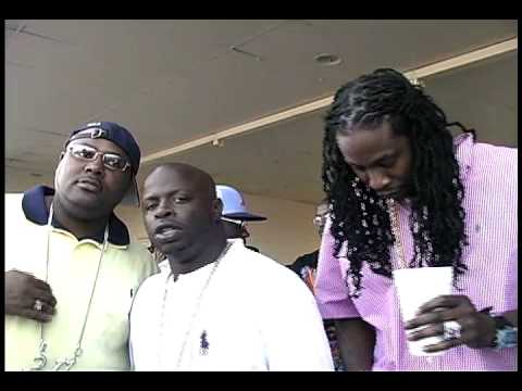 Playaz Circle ft Oj the Juiceman - Stupid video shoot (behind the scenes with Dj Teknikz)