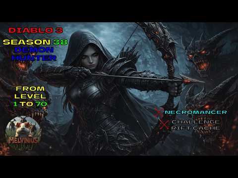 Diablo 3 - Season 38 Demon Hunter 1 to 70 HC (No Necro and No CR cache)
