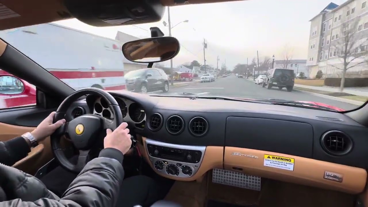 10k Mile 2002 Ferrari 360 Modena 6 Speed Test Drive