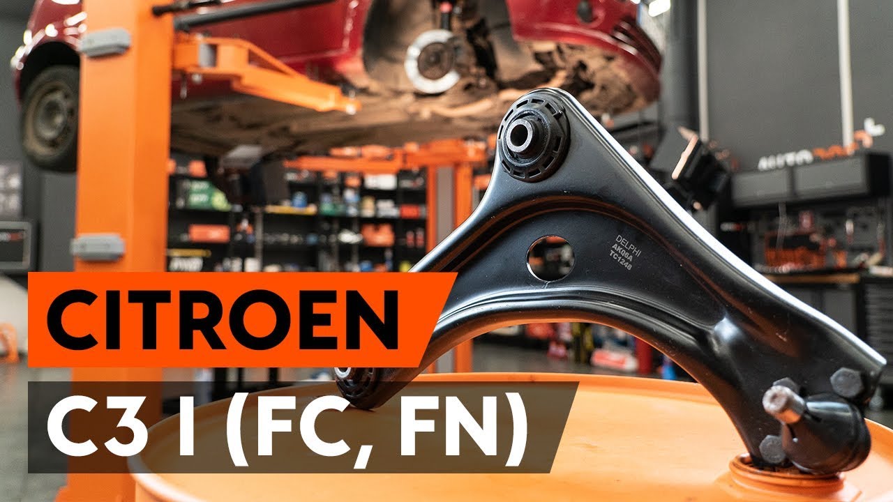 Udskift forreste nedre arm - Citroen C3 1 | Brugeranvisning