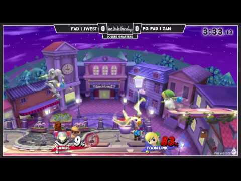 TrueComboThursday #0: Losers Quarter: Zan (TOON LINK/META KNIGHT) vs JWest (SAMUS)