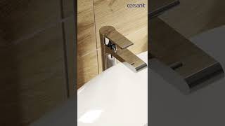 Высокий смеситель BRASKO и накладная раковина CREA бренда Cersanit - о