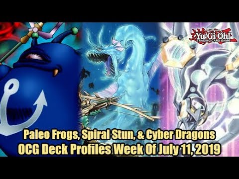 Paleo Frogs, Spiral Stun, & Cyber Dragons - Yu-Gi-Oh! OCG Deck Profiles Week Of July 11, 2019