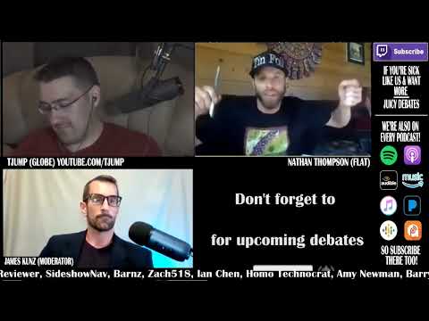 Flat Earth DEBATE, Nathan Thompson DESTROYED