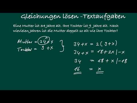 Equations - word problems with solutions