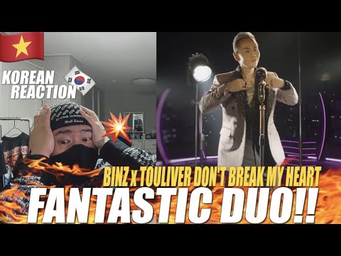 🇻🇳🇰🇷🔥Korean Hiphop Junkie react to BINZ x TOULIVER - DON'T BREAK MY HEART (VN/ENG SUB)