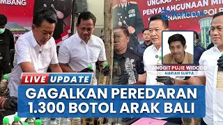 1.300 Botol Arak Bali Gagal Edar di Jombang, 4 Orang Diamankan