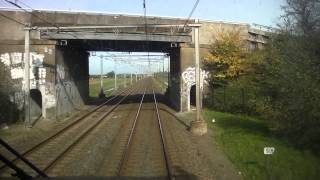 preview picture of video '[cabinerit] A train driver's view: Uitgeest - Alkmaar, SLT, 18-Oct-2014.'