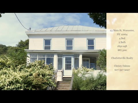 4 Bedroom, Charming Village Home, East Worcester, New York