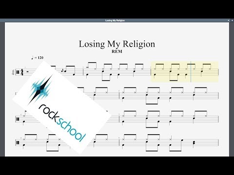 Losing My Religion Rockschool Grade 2 Drums