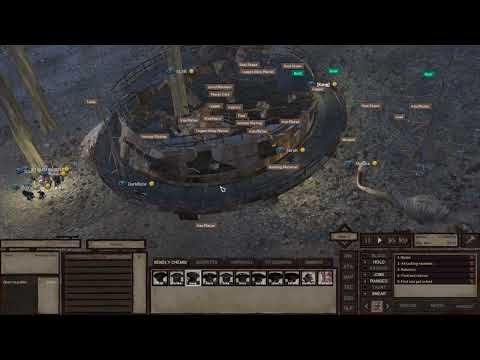 Kenshi: looting some empty ruined armory...
