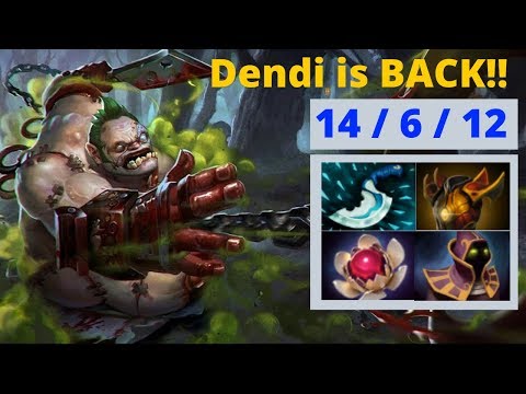 Dendi Pudge IS BACK against bone7 Full Gameplay Dota2 TV