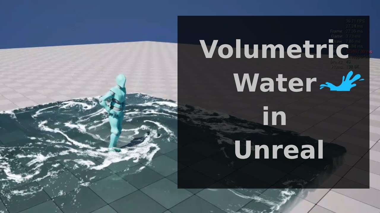 UE5 Showcase: Volumetric Liquid Interactions (UE5)