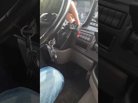 como manejar trailer scania automatico (video basico del manejo)