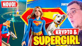 SUPERGIRL KRYPTOP E AS POÇAS DE OURO NO FORTNITE !