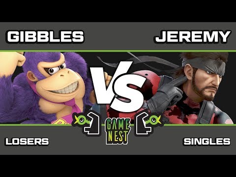 Game Nest Smash It Up: Gibbles (Donkey Kong) vs Jeremy (Snake) - LR4 [Offstream]