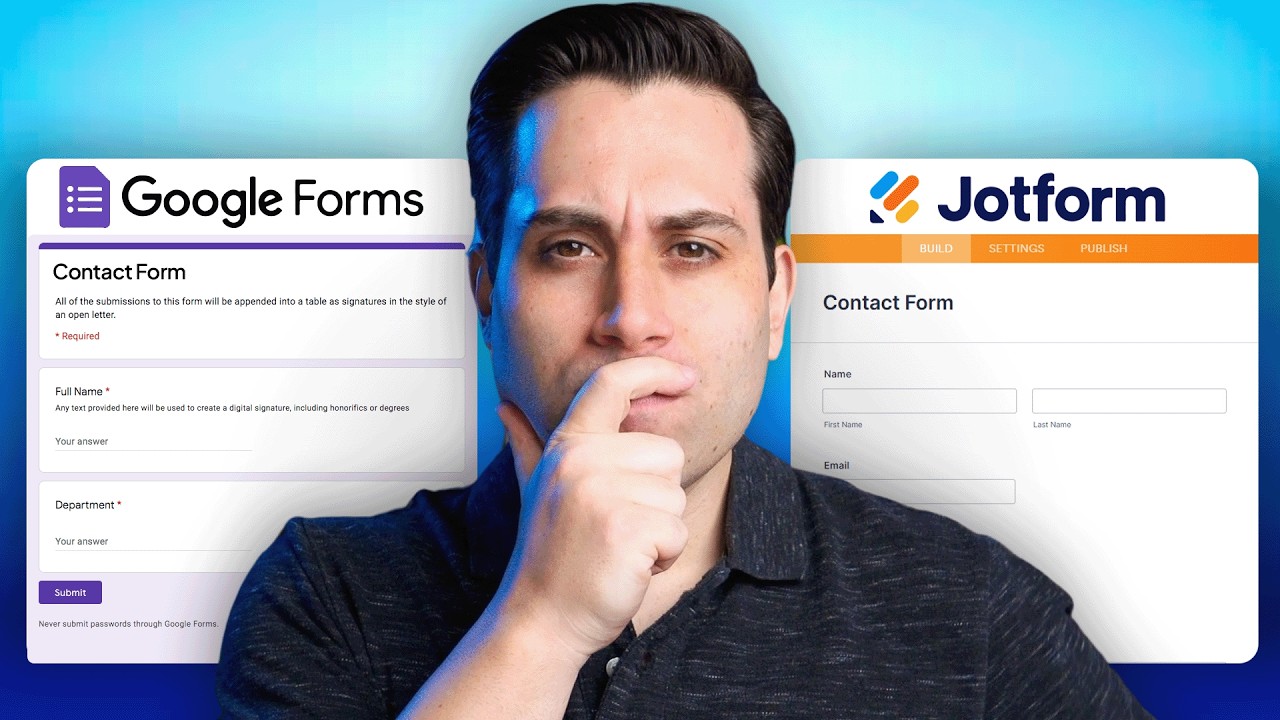 Google Forms vs Jotform - Which one is better?