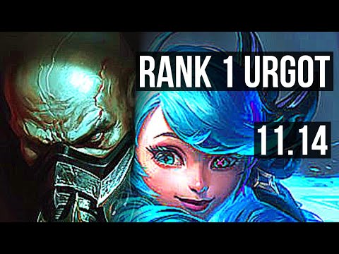 URGOT vs GWEN (TOP) | Rank 1 Urgot, 1.7M mastery, 400+ games, Dominating | JP Master | v11.14