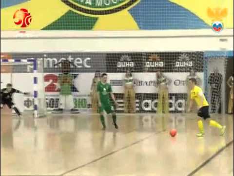 Dina x Mytishi - Superliga Russa de Futsal 2013/14 - 10° rodada (2 jogos)