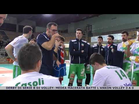 Volley. Serie B Maschile. Medea Macerata - Bontempi Casa Ancona 3-0