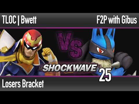 SW 25 Wii U - TLOC | Bwett (C Falcon) vs F2P with Gibus (Lucario) - Losers Bracket
