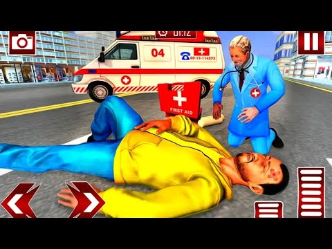US Ambulance Driving Simulator 2021 - Emergency Van Rescue Driver - Android Gameplay