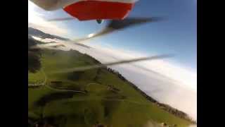 preview picture of video 'FunCub RC plane flight in Schwarzenberg, Luzern'