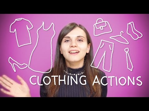 Turkish Weekly Words - Clothing Actions