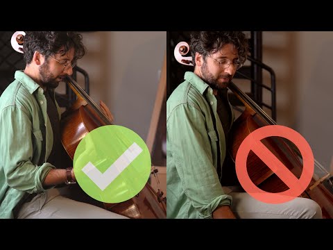 Positionnement et posture du violoncelle sous différents angles