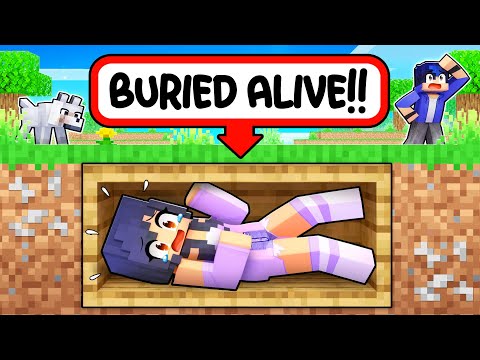 Aphmau was BURIED ALIVE In Minecraft!