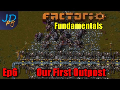 Ep6 Factorio 1.0 ⚙️ The Definitive Guide - Our first Outpost ⚙️ Guide For New Players Walkthrough