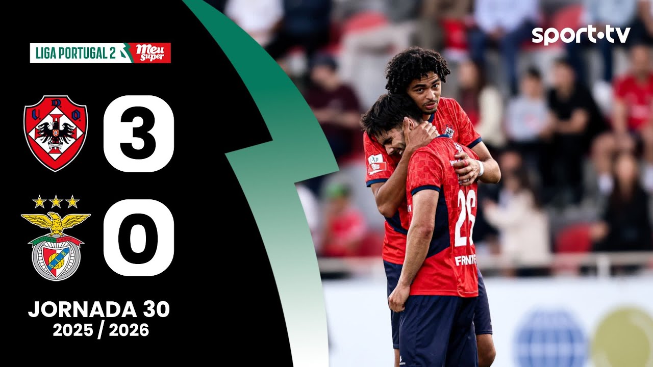 UD Oliveirense vs SL Benfica B U21 Highlights
