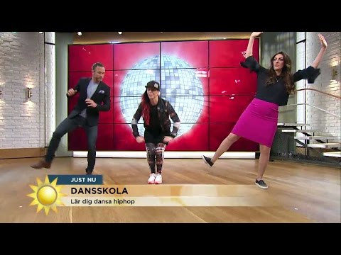 Kolla in programledarnas disco-moves! - Nyhetsmorgon (TV4)