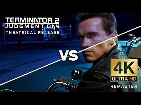 Terminator 2: Judgement Day - (4K Remaster vs Theatrical Release)