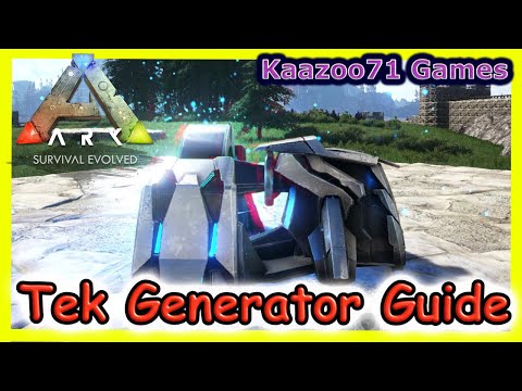 Ark Tek Generator Guide 💥