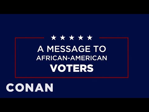 Trump's New Ad Is Just For Black Voters | CONAN on TBS