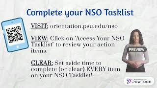 NSO Tasklist: Attending Penn State Berks 2025