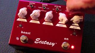 Video thumbnail for Bogner Ecstasy Red Pedal - GUITAR Demo by MrExcane