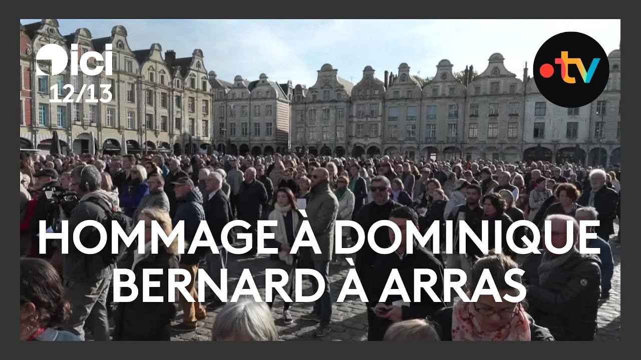 Attentats d'Arras : l'hommage d'une ville à Dominique Bernard