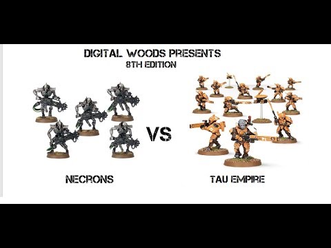 Tau Empire vs Necrons 500 point Battle Report