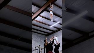 Normal cheerleading 💀 #shorts
