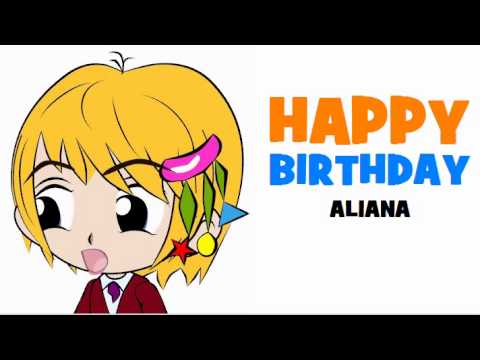 HAPPY BIRTHDAY ALIANA!