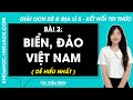 Vở bài tập Lịch Sử và Địa lí Lớp 5 Bài 3: Biển, đảo Việt Nam