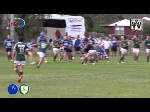 2015 NHRU Round 7 Colts Highlights - Merewether Carlton v Nelson Bay