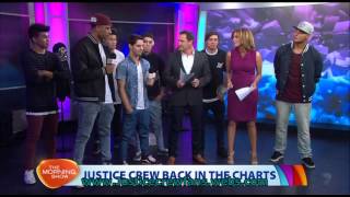 Justice Crew on The Morning Show Teaching the GTF dance
